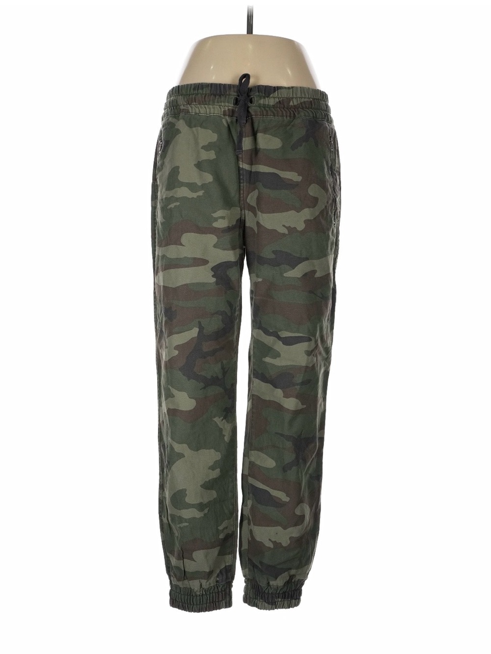 TNA Aritzia draw string camo joggers large
